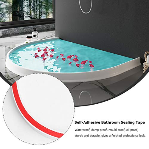 Fita de silicone Cabilock para vedação de calafetagem autoadesiva dobrável com borda multiusos para