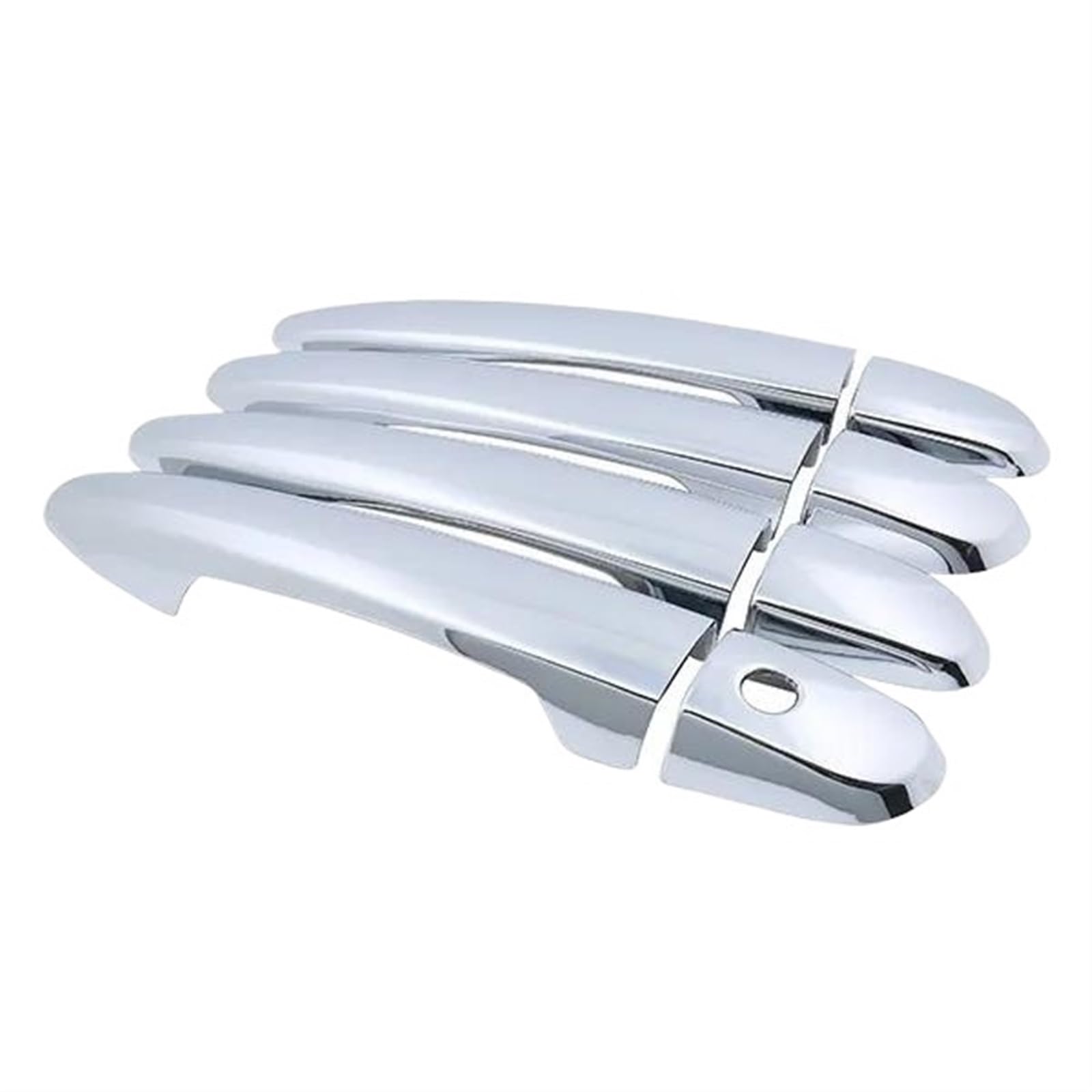 Lzbzhb Handle No Button Car Exterior Outsidedoor Handle For Mazda For Cx-9 Cx9 Cx 9 Tc Mk2 2016 2017 2018 2019 Chrome Exterior Door Handle Cover Car Accessories Stickers Trim Set(Handle No Button)