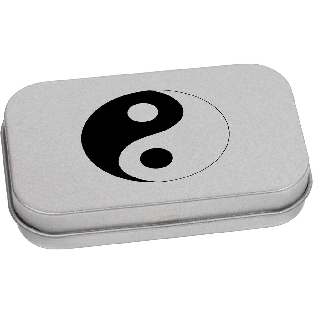 Azeeda 80mm 'Yin Yang' Metal Hinged Tin/Storage Box (TT00200216)
