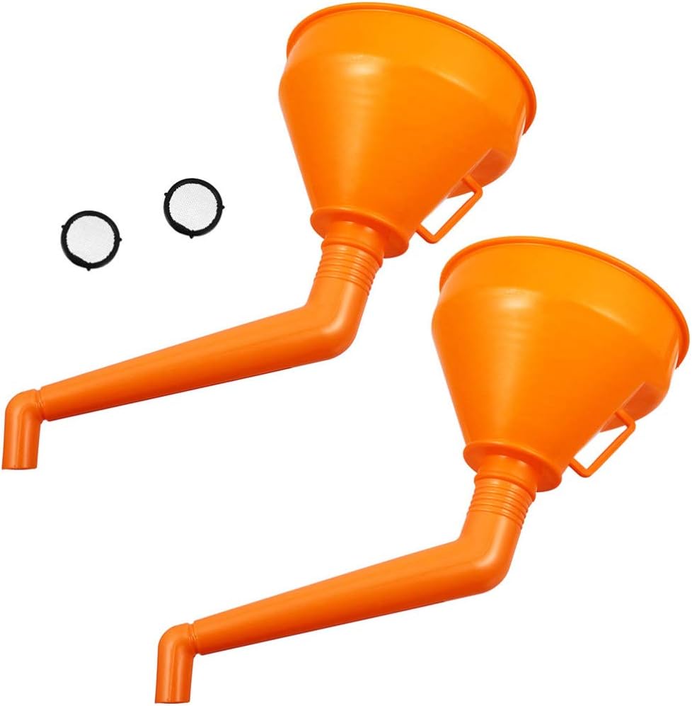 VICASKY Automotive Funnels Right Angle Funnel No Spill