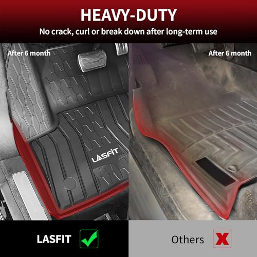 Image of LASFIT Floor Mats for Lincoln MKC 2015-2019, TPE Black