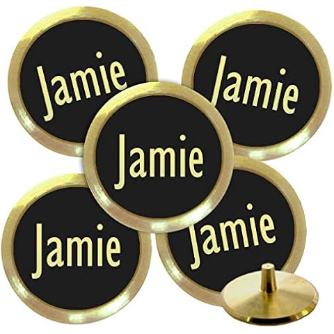 Best Impressions Personalised Solid Brass Golf Ball Markers (Jamie) Cover
