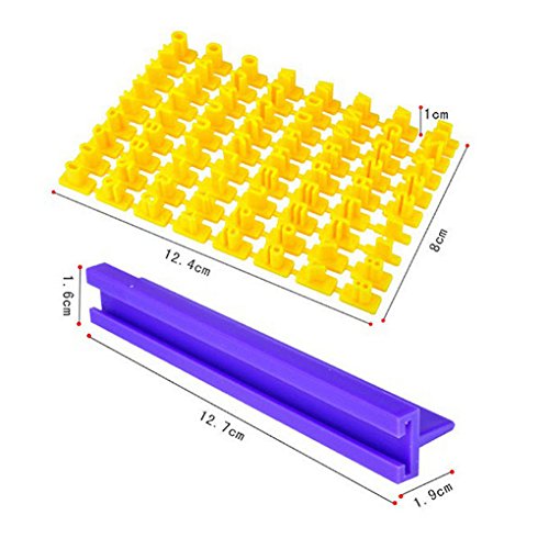 Kaellis Mini Marcador de Biscoitos com Letra e Número, Cortador de Biscoitos Personalizado, 1 Unidad