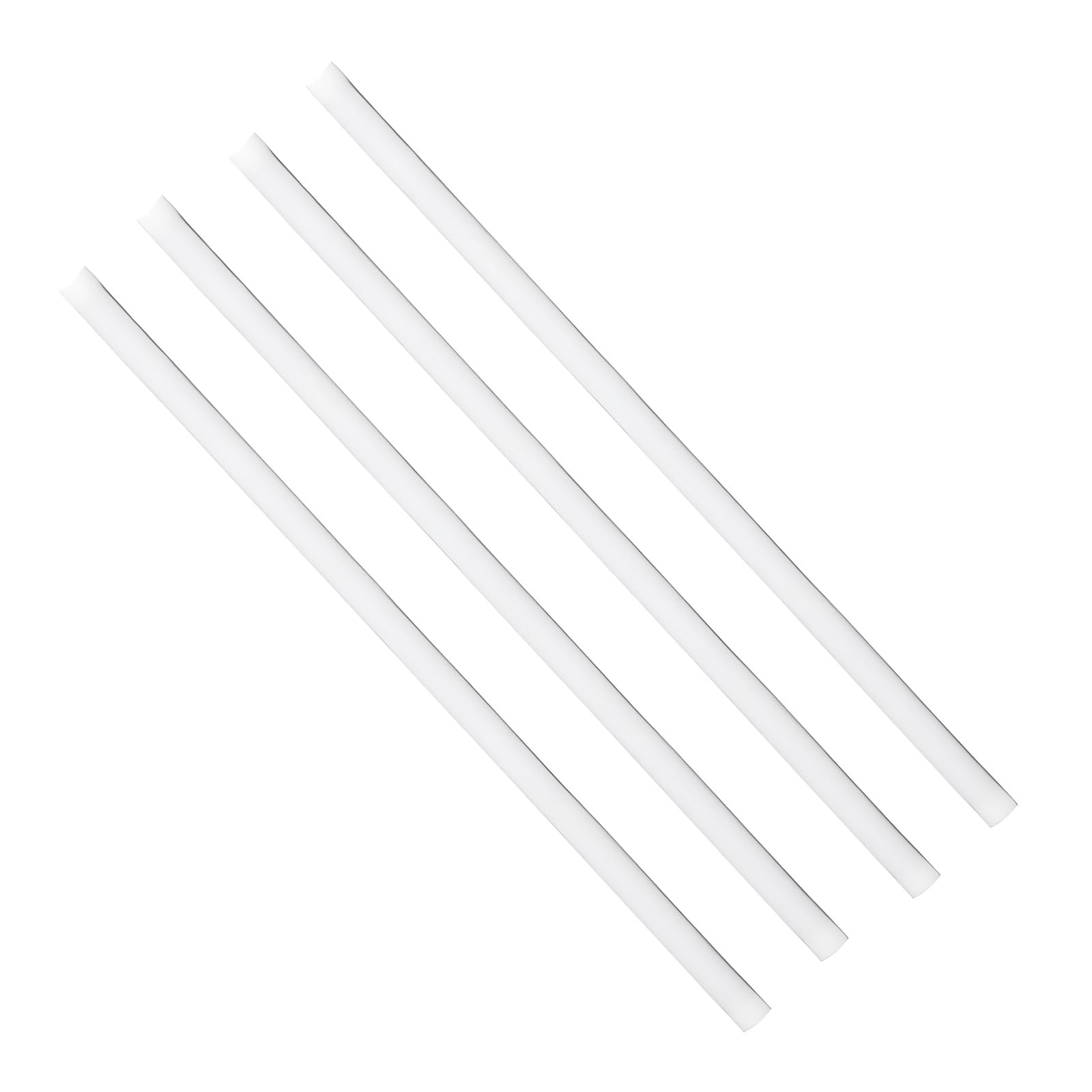 Arandelas de sellado 4 Piezas De Varilla Redonda PTFE 500 Mm Longitud, Diámetro Barra Plástico 12 A 16 Adecuado for Mecánicas, Guías Deslizantes Y Procesamiento Sellos,Diameter 15mm(Diameter 12mm)