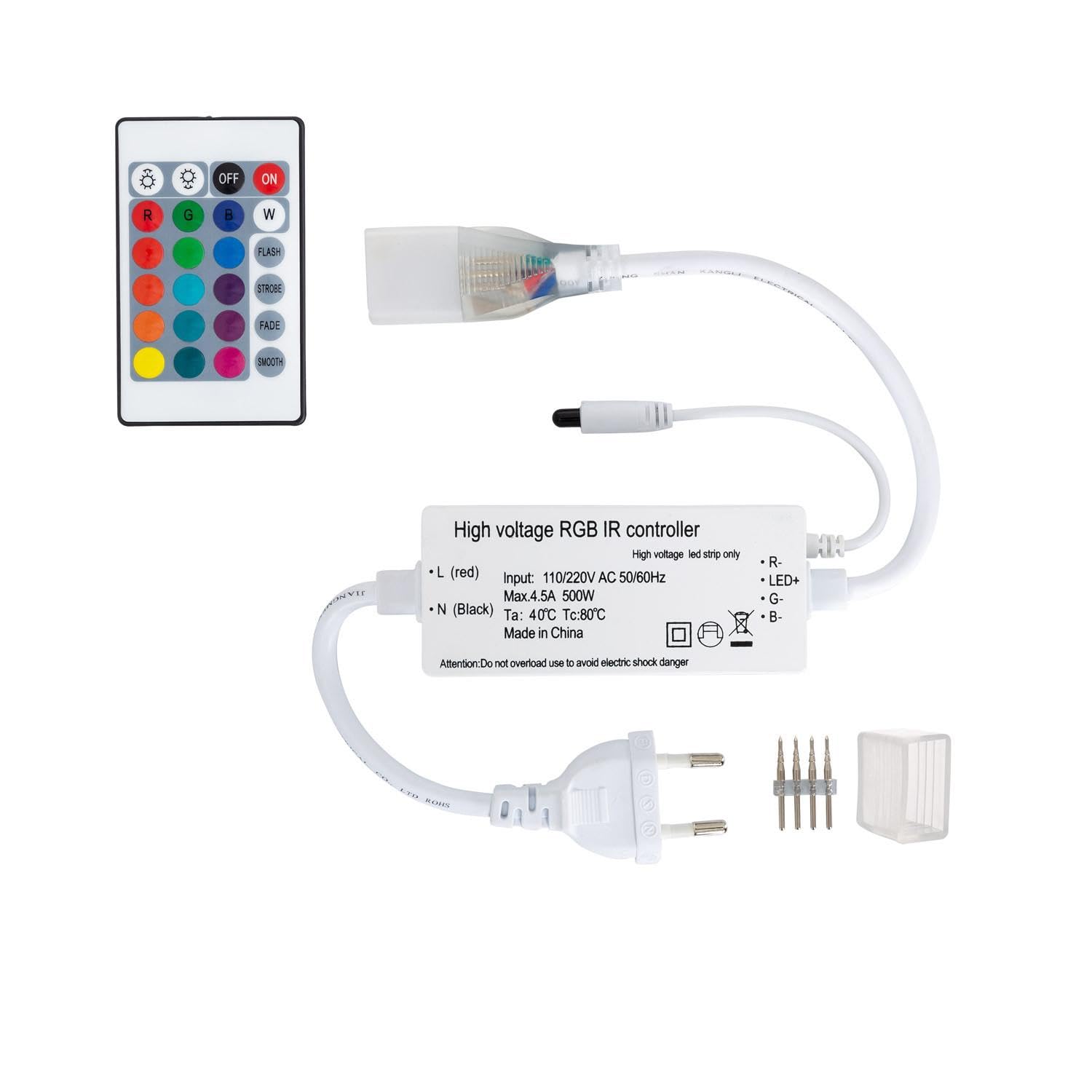 Tira Neón LED 11 W/m RGB 220V AC 60 LED/m Semicircular