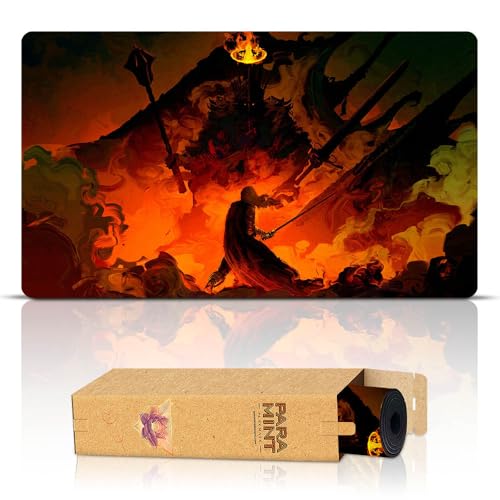 Paramint I Am No Man (Stitched) - MTG Playmat by Anato Finnstark - Compatible with Magic The Gathering Playmat - Original Play Mat Art Designs by Paramint - Used condition - US$13.54