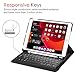 FINTIE Keyboard Case for iPad 9th / 8th / 7th Generation (2021/2020/2019 Model) 10.2 Inch, 360 Degree Rotating Smart Stand Cover w/Pencil Holder, Built-in Wireless Bluetooth Keyboard, Purple