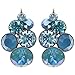 Produktbild Ohrring PETIT GLAMOUR | KONPLOTT - Exklusiver Modeschmuck mit Swarovski Elements | Ohrhänger mit Glitzer-Steinen | Ohr-Schmuck für Damen in Weiß, Türkis, Blau, Rot, Multi