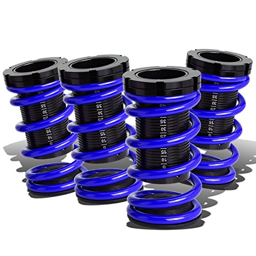 DNA Motoring COIL-HC88-T44-BL Blue Suspension Coil over Sleeve Kit