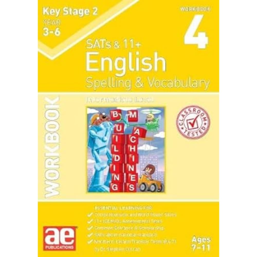 KS2 Spelling & Vocabulary Workbook 4 by Dr Stephen C Curran (Paperback Book)