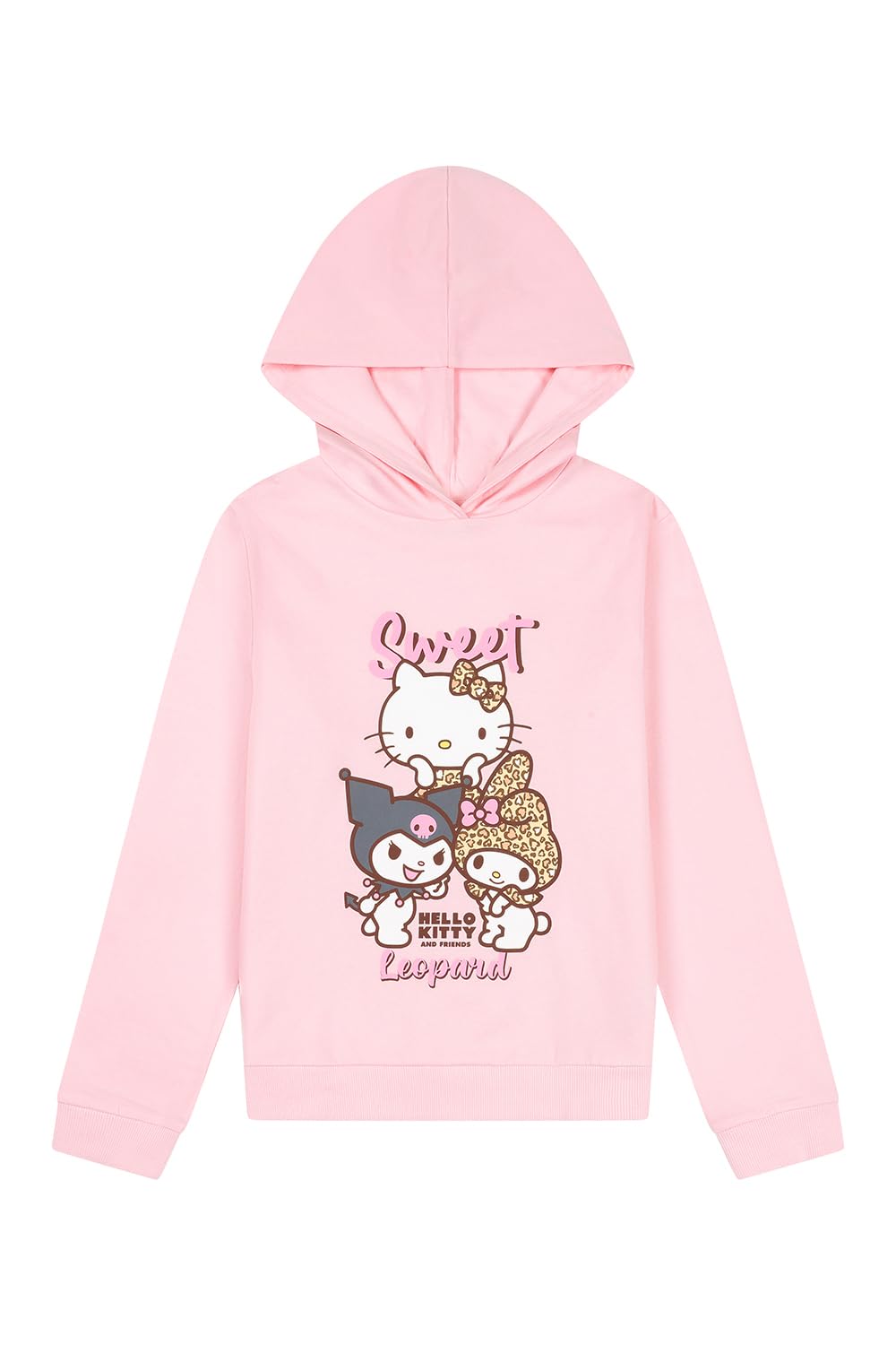 Hello Kitty Sweat à capuche en coton pour filles