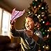 Pelto Paper Airplane Kit, Toys for Ages 8-13 Instruction Book, 60 Holiday Sheets, Christmas Gift Box, Stocking Stuffers Ideas for Boys 8-12 Christmas Stocking Stuffers for Kids, Christmas Crafts 2024
