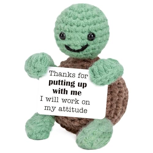 Xinezaa Valentine’s Day Apology Gift for Him Her, Funny Crochet