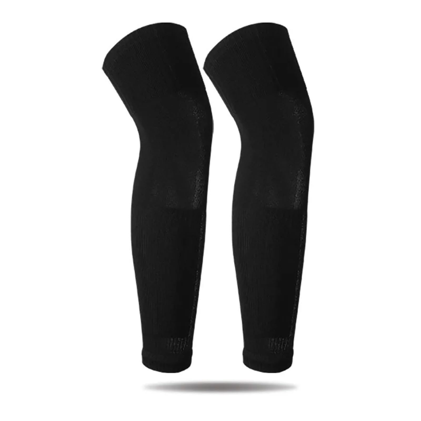 MRKU Genouillères de Sport antidérapantes, Manchons de Compression et de Maintien (1 Paire), Chaussettes de Football pour Adultes, Respirantes, Couvre-Jambes, Leggings de Football.