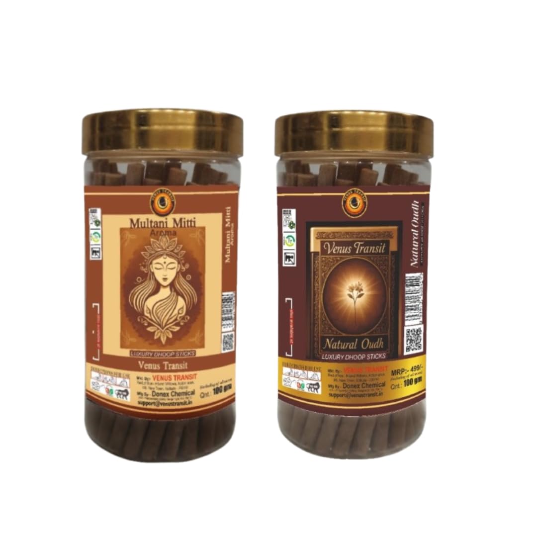 Multani Mitti (Fuller’s Earth) and Natural Oudh Bambooless Incense Dhoop Sticks-image-9