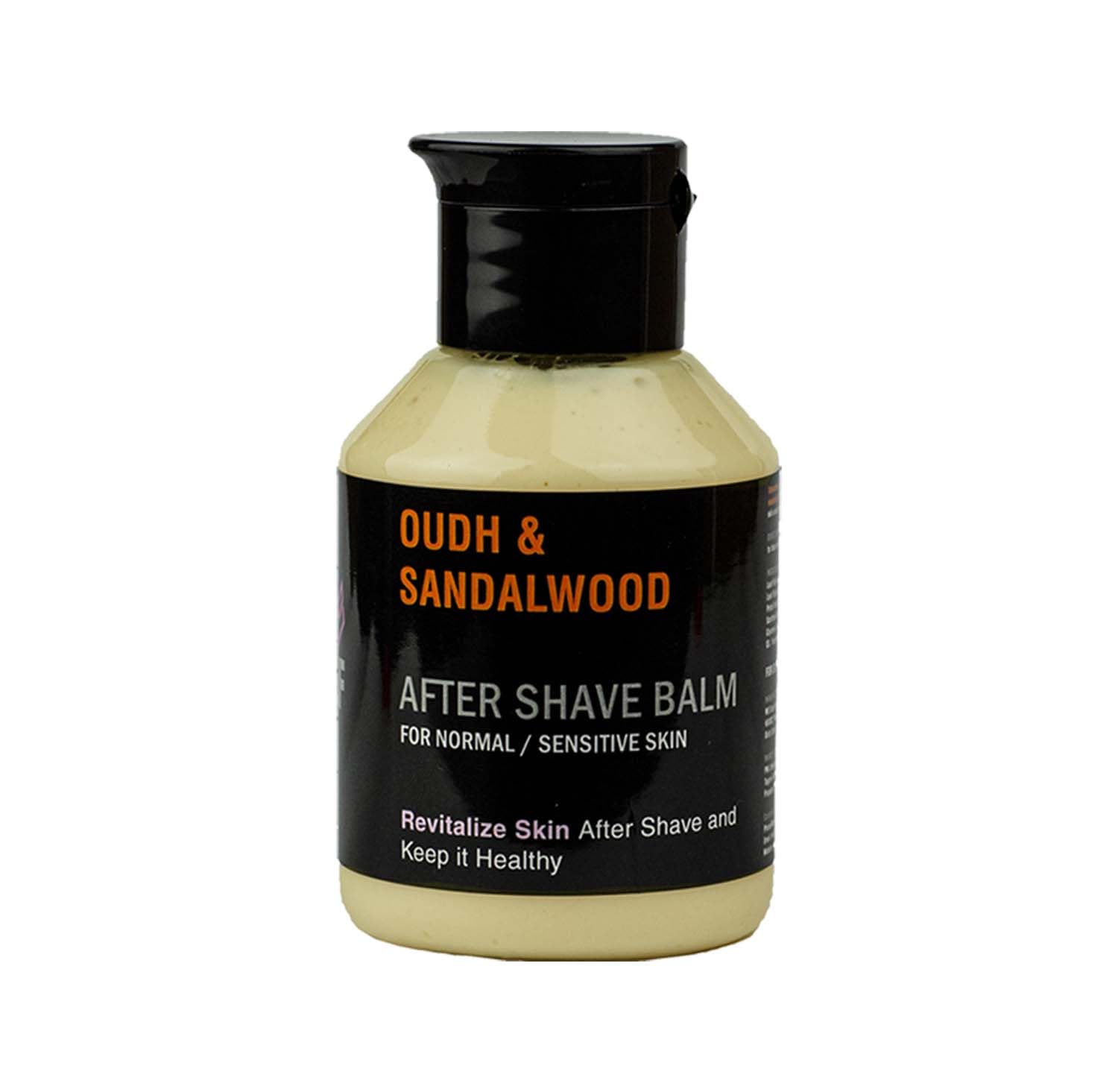 Pink Woolf After Shave Balm for Men | Normal to Sensitive Skin | Cools & Soothes Face After Shaving and Keeps it Healthy | OUDH & SANDALWOOD | 110 ml (Beige)