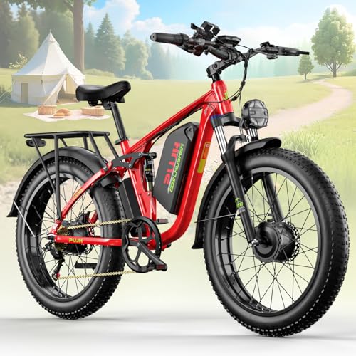 PUJH 6000W Dual Motors Electric Bike for...
