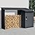 Firewood Storage Shed with Storage Cabinet, 2 in 1 Galvanized Steel Firewood Rack and Metal Storage Shed with Sloped Roof, Heavy Duty Log Holder Lumber Storage Stand for Indoor Outdoor Patio Porch