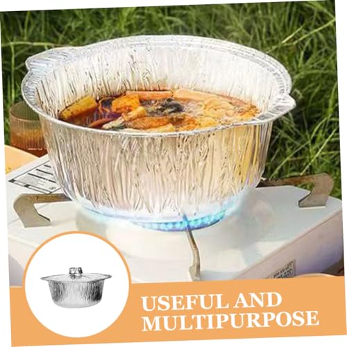 Casseroles en aluminium à chauffe rapide moules ronds 2000ml Abaodam