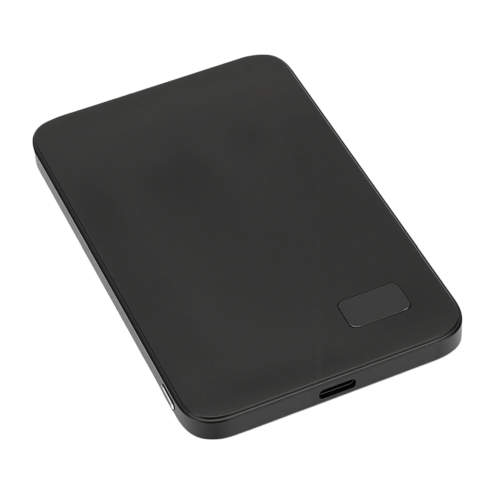 Chargeur Magnétique Mince sans Fil, 5000mAh, pour Téléphones iOS Séries 13 14 15 16 17, Léger et Portable (Black)