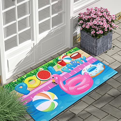 Aspmiz Summer Door Mats For Front Door, Non Slip Doormat With Rubber Backing, Low Profile Welcome Mat Indoor Outdoor Washable, Absorbent Floor Mats For Entrance Pet Porch, Summer Home Decor, 18" X 30" #TOP25
