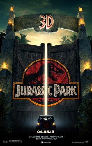 *非販売品*映画館用ポスターUS版:ジュラシックパーク 3D Ver. Amazon.com: JURASSIC PARK 3D - 11