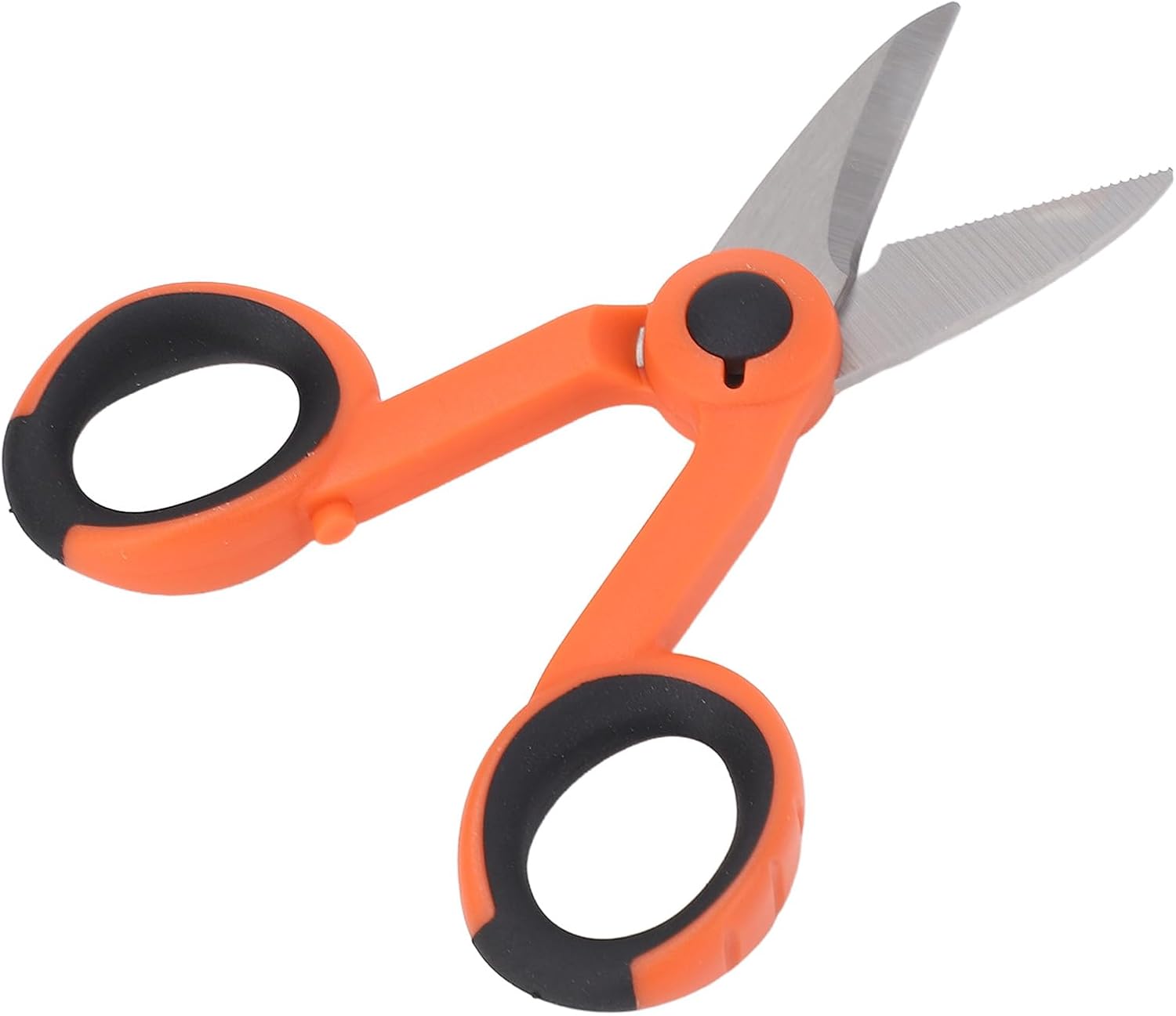 Electricians Scissors Utility Tool Ergonomic Handle for Solid Copper Wire Fiber Optic Cable Cutting