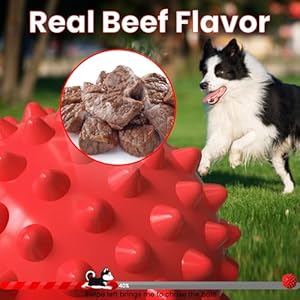 Apasiri aggressive chewers dog balls dog toys for aggressive chewers large dogs squeaky dogs balls pitbull ball tough spiky dog ball dog ball rubber pet toys for medium breed   cucciolini doodles