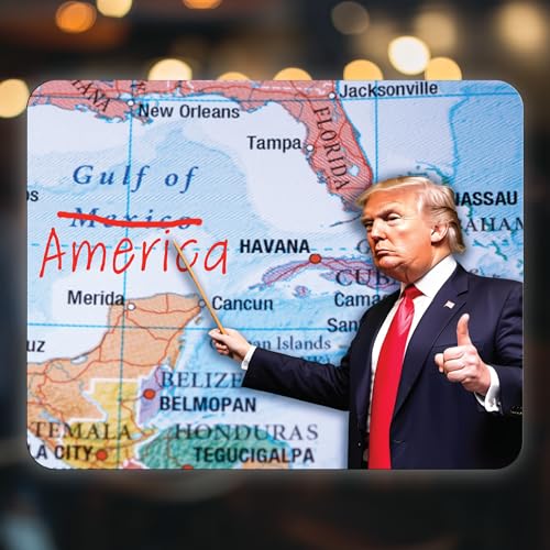 Image of Gulf of America Funny Peel and Stick Sticker Decal - Vinyl Bumper Sticker for Cars, Laptops, and More - 5.5 Inches