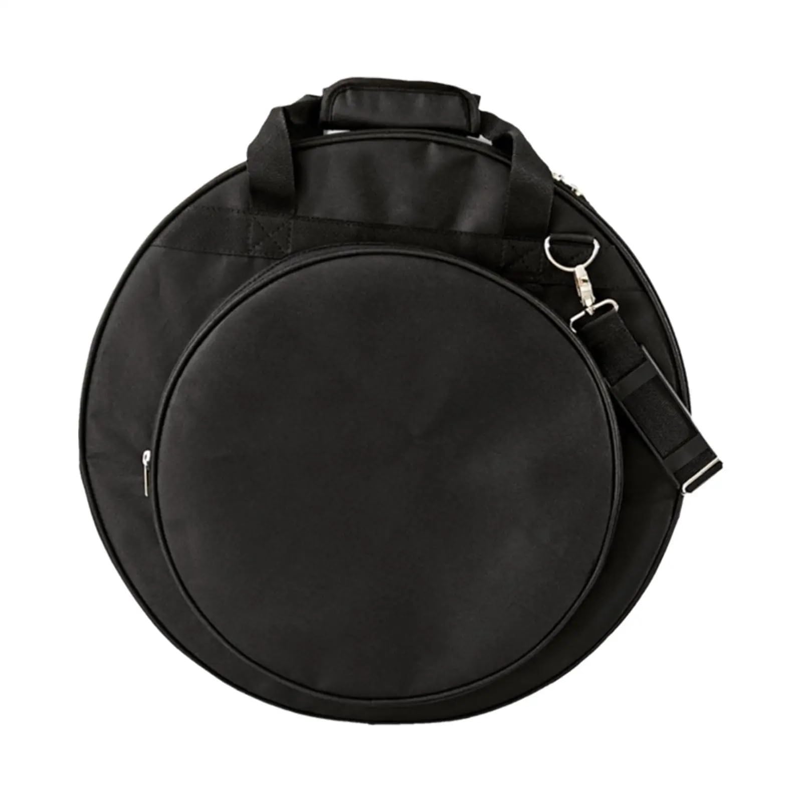 Bolsa Platillos Bolsa portátil for platillos de tambor tela Oxford con asa y divisores, estuche grande almacenamiento a prueba polvo for viajes