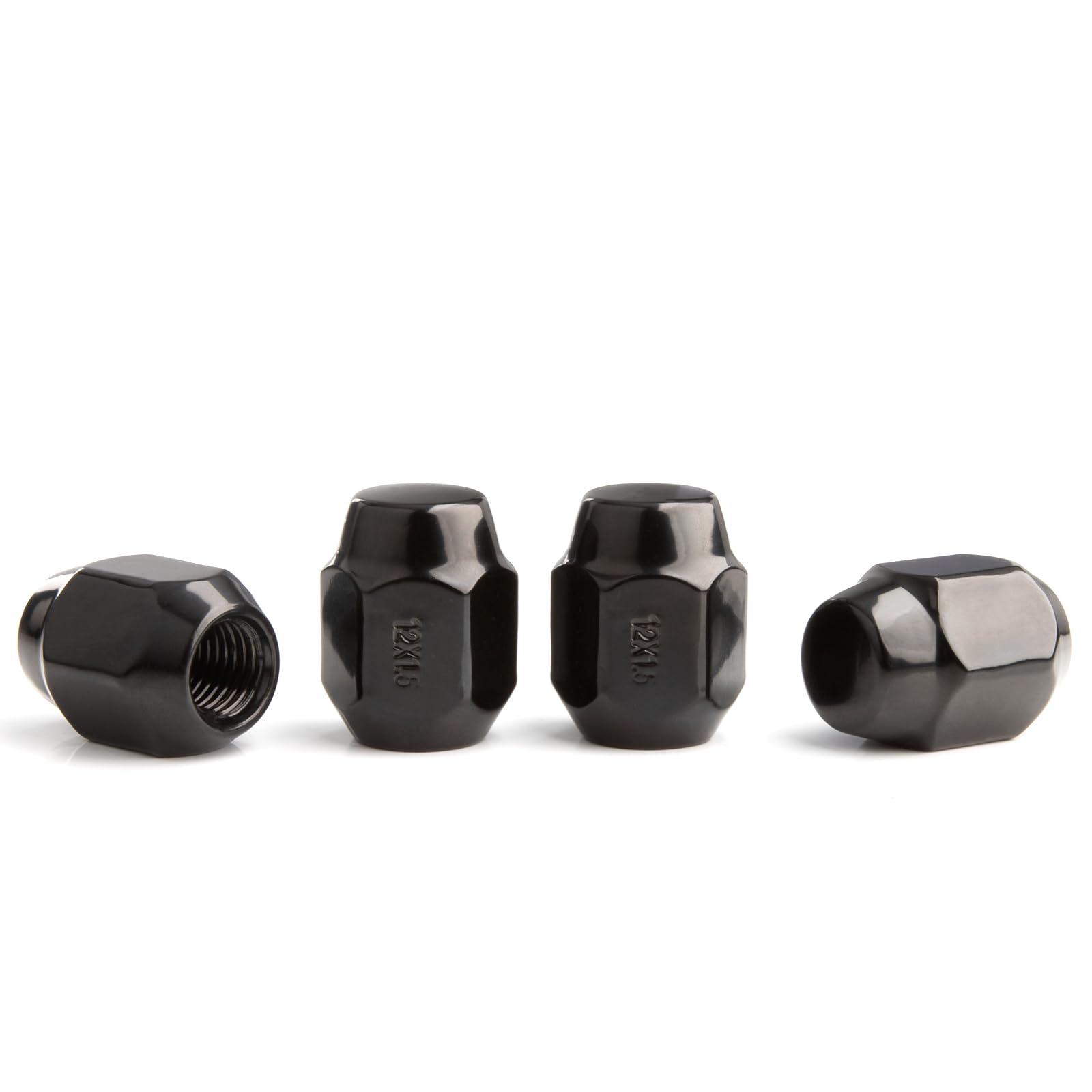 GAsupply 20 tuercas M12 x 1.5 de extremo cerrado con asiento cónico de 60 grados 19 hexagonales, repuesto para Lexus Ford Fiesta Focus Fusion Dodge, Chevy Toyota Kia Dodge, Suzuki, Lada tuercas de