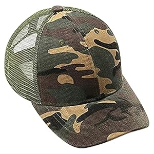 LONTG Casquette de Camouflage Enfant Casquette Visières en Maille Respirant Frais Casquette de Baseball Garçon Fille Chapeau de Soleil Anti-UV Protection Solaire Chapeau de Sport Extérieur 3 à 8 Ans