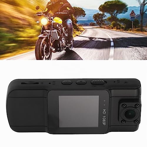 Cámara de Cuerpo Portátil de 1,54 Pulgadas, Minicámara de Vídeo 1080P, Pequeña Cámara Oculta Nocturna Infrarroja con Detección de Movimiento, Rotación de Lente de 180° para Entrega