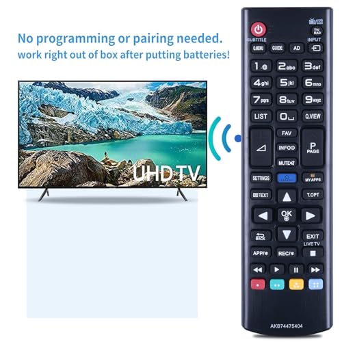 New AKB74475404 Remote Control Replacement for LG TV,Compatible With 28LF491U 40UF695V 49UF695V 55LF580V 32LF5800 42LF5800 32LF580V 42LF580V 50LF580V 50LF5800 55UF695V 60UF695V - Image 3