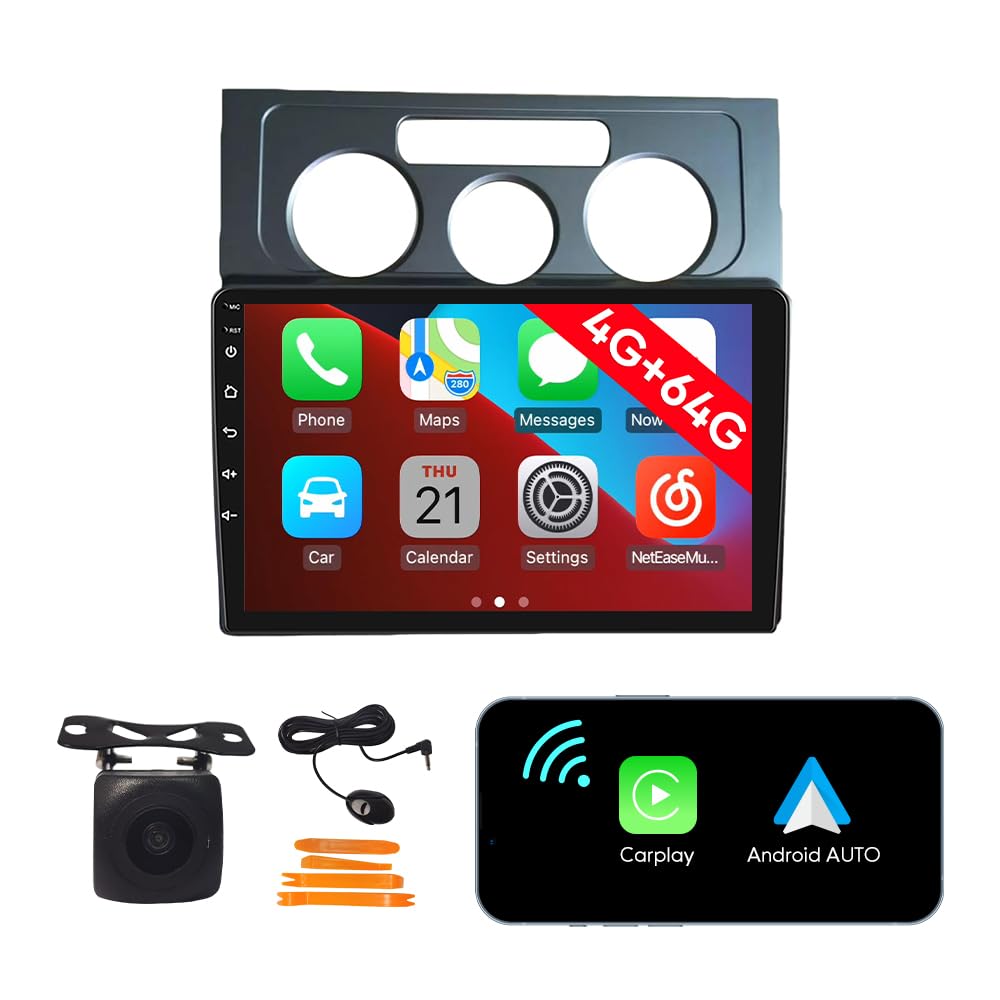 [4G 64G] Android Car Stereo FM Radio Carplay Android Auto 10
