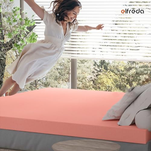 Elfreda TOPPER3SQ 3Inch Rv Mattress Topper Pressure-Relieving Bed Topper, Mattress Pad Short Queen In A Box thumb #6