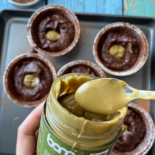 BAM Aufstriche, ohne Palmöl, Paste für Desserts, glatt und cremig, 200 Gramm (Pistazien)