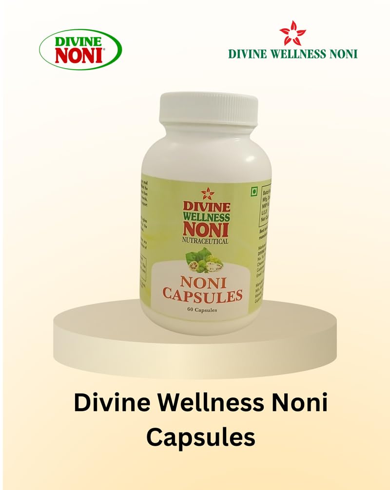 Divine Wellness Noni Capsules - 500 mg - Noni Extract Nutraceuticals - Image 2 thumbnail