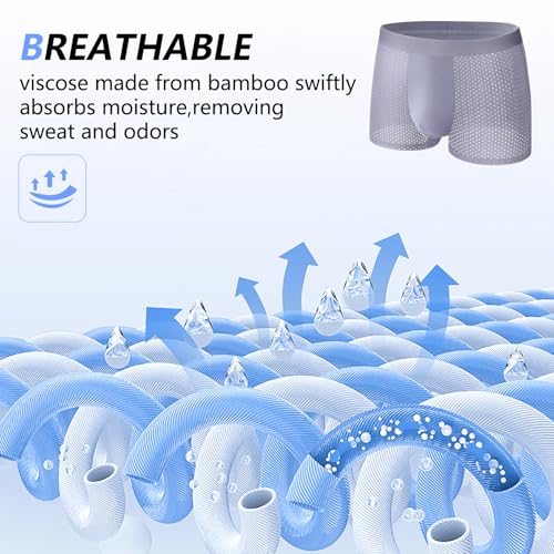 Boxhero [2025 Upgrade Bamboo Boxer Briefs- Breathable Mens Underwear, Built-in with 3D Pouch Comfortable Underwear for Men4