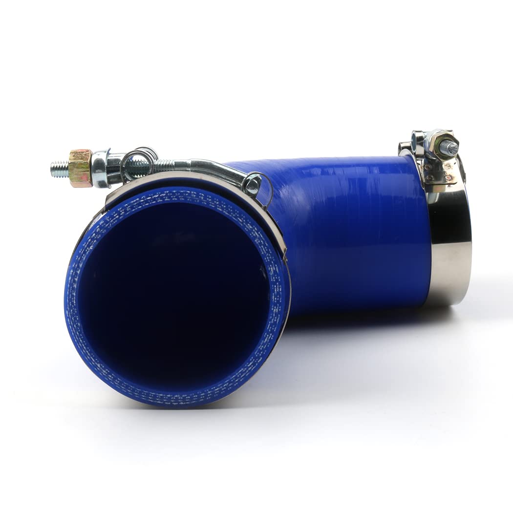 Amazon.com: Silicone Rubber 90°Elbow Hose W/Clamps