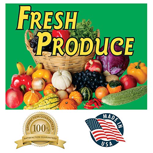 Fresh Produce Full Color Double Sided Sidewalk Signs - Thumbnail 5