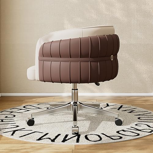 Chaise de bureau pivotante ergonomique réglable en hauteur similicuir