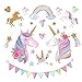 Pared Princesa Unicornio Pegatina Pegatinas Unicornio ExtraíBles Set Vinilo Decorativo Unicornio Arcoiris Grande CalcomaníAs Estrellas CorazóN Pared Para DecoracióN CumpleañOs Navidad Unicornio