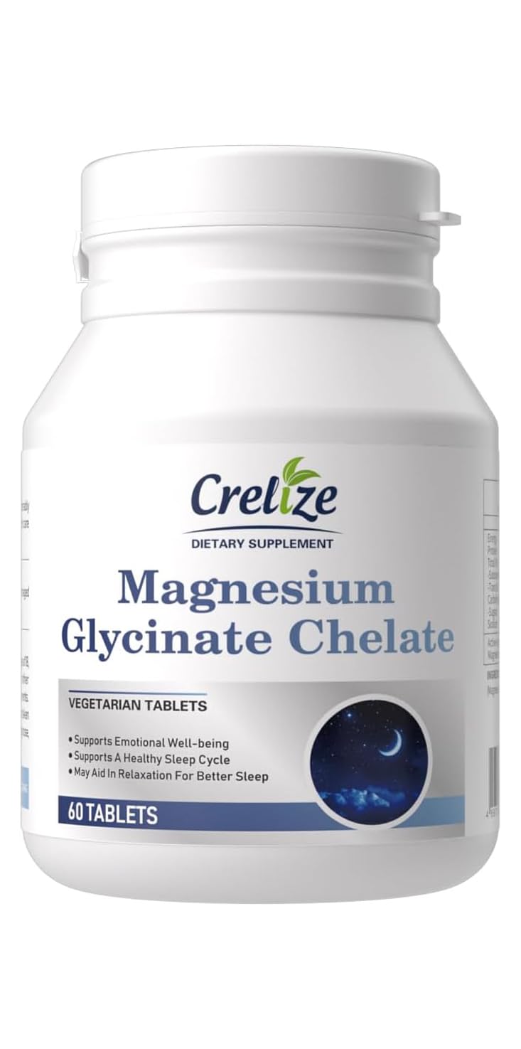 Magnesium Glycinate 500mg Supplement for Women & Men – High Absorption Magnesium Capsules for Sleep, Muscle, Nerve & Relaxation Support – Gentle on Stomach