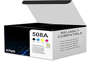 508A Toner Cartridge Set 4-Pack | Compatible Replacement for HP 508X CF360A...