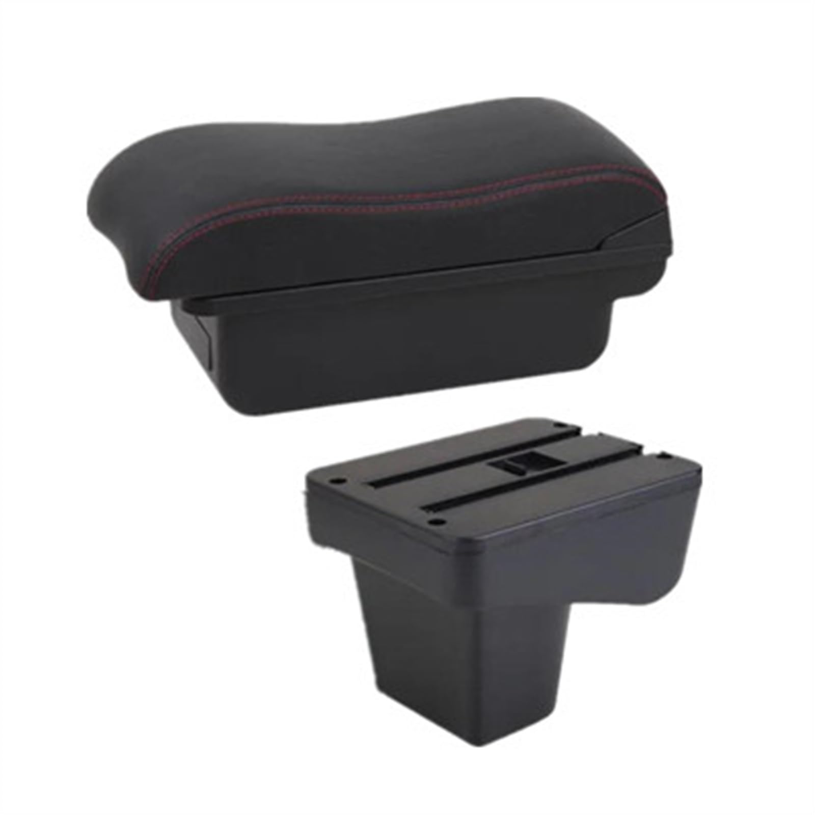 NMJLQW Storage Rack Car Armrest Box Dedicated Retrofit Central Storage Box Car Accessories For Vitara(A2 red line)