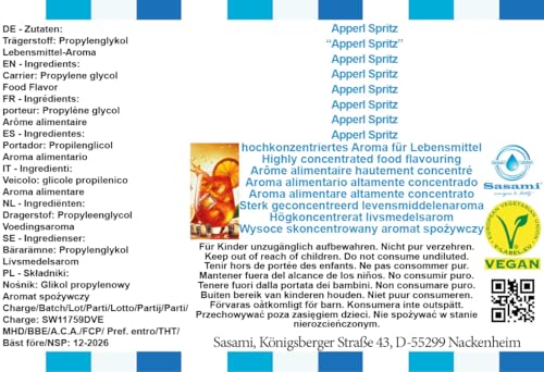 Apperl Spritz arôme concentré Sasami solution vegan pour recettes amères - 4