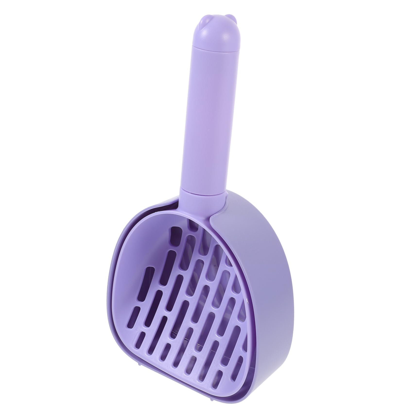 BESPORTBLE 1 Set Wall Mounted Cat Litter Scoop Littler Sifter Pets Feeder Liners Cat Tracker Cats Deep Shovels Cat Stuff Mats Cat Litter Scoop with Holder Kitten Litter Scooper Pan Abs Purple