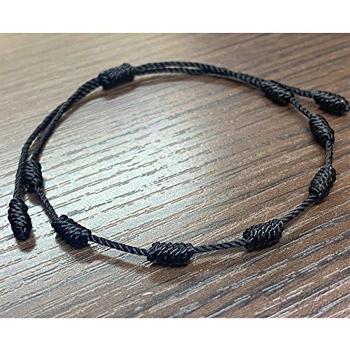 Kelistom Handmade String Evil Eye Bracelet For Women Men Girls Boys Black Red Thread Adjustable Bracelets Minimalist Jewelry #TOP4