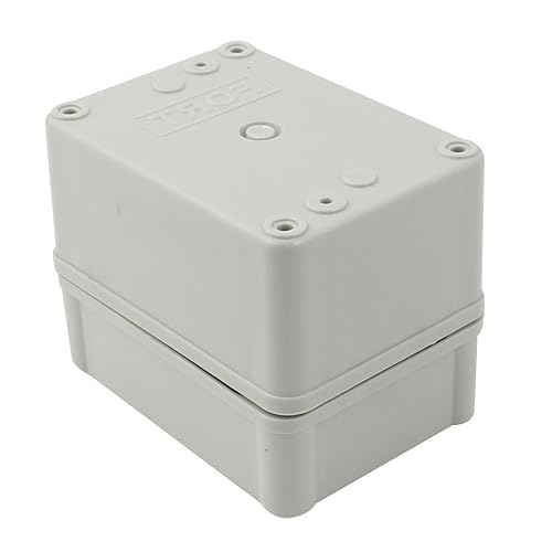 Miniatura 3 de YXQ Caja de conexiones de 4.331 x 3.150 x 3.346 in, a prueba de polvo, impermeable, para bricolaje, electrónica, para exteriores, gris (4.3 x 3.2 x